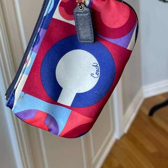 Coach Resort OP art satin wristlet - Picture 12 of 14